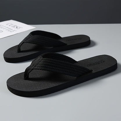 Zwarte Comfortabele Teenslippers - Joris