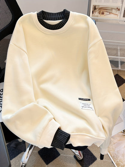 Apricot Sweatshirt met Applicatie - Lotte