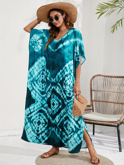 Blauwe Boho Kaftan - Luna