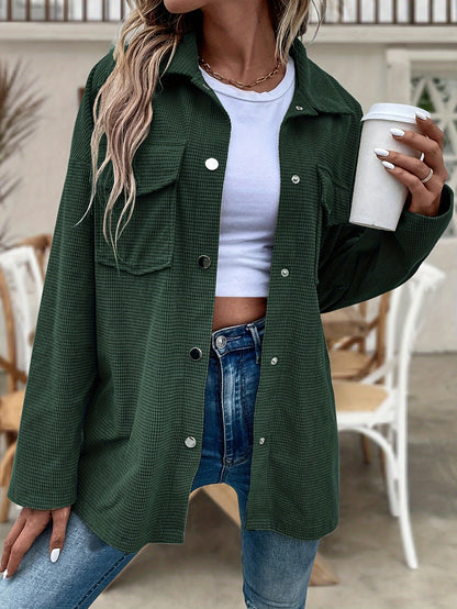 Olijfgroene Oversized Jas - Jade