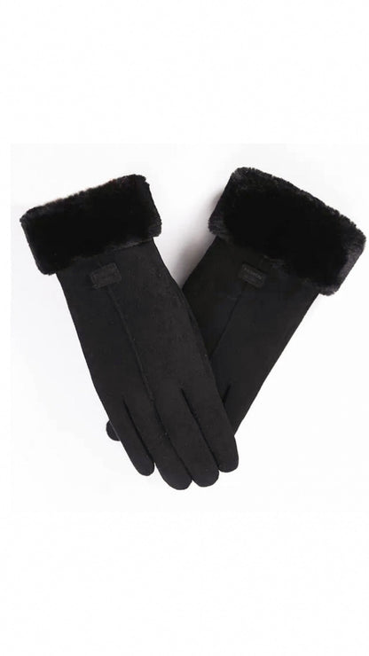 Zwarte Winterhandschoenen met Touchscreen - Eva