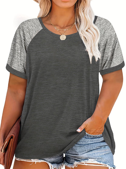 Blauw Raglan T-shirt - Ella