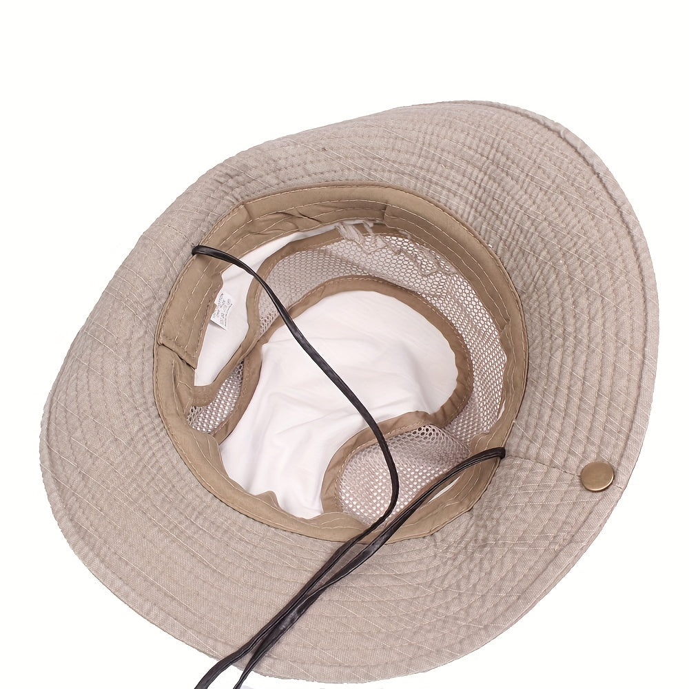 Zwarte Ademende Mesh Bucket Hat - Max