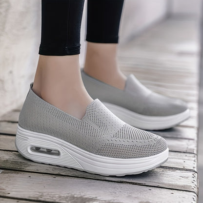 Zwarte Orthopedische Knit Sneakers – Sofie