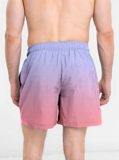 Kobaltblauwe Ombre Strandshorts - Kai