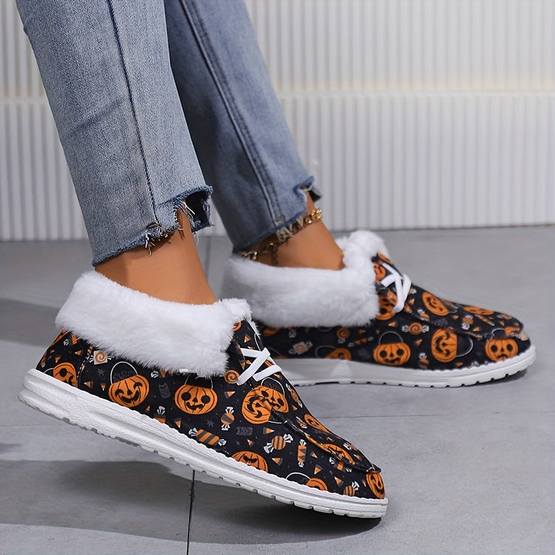 Zwarte Orthopedische Halloween Loafers - Pippa