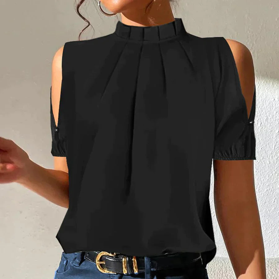 Elegante off-shoulder damestop - chic en comfortabel