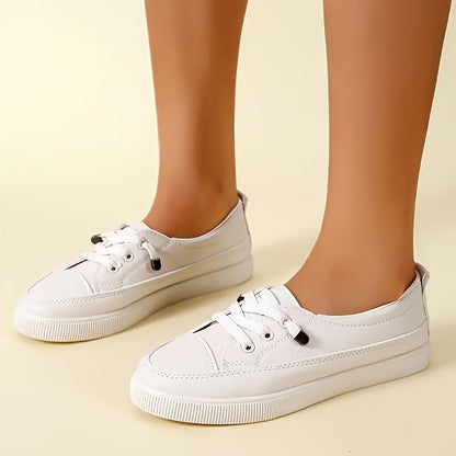 Witte Lage Slip-On Sneakers - Tess