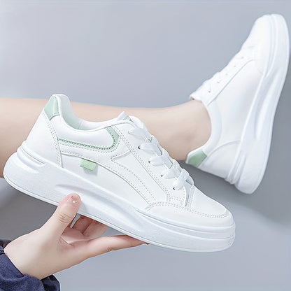 Groene Platform Sneakers - Isa