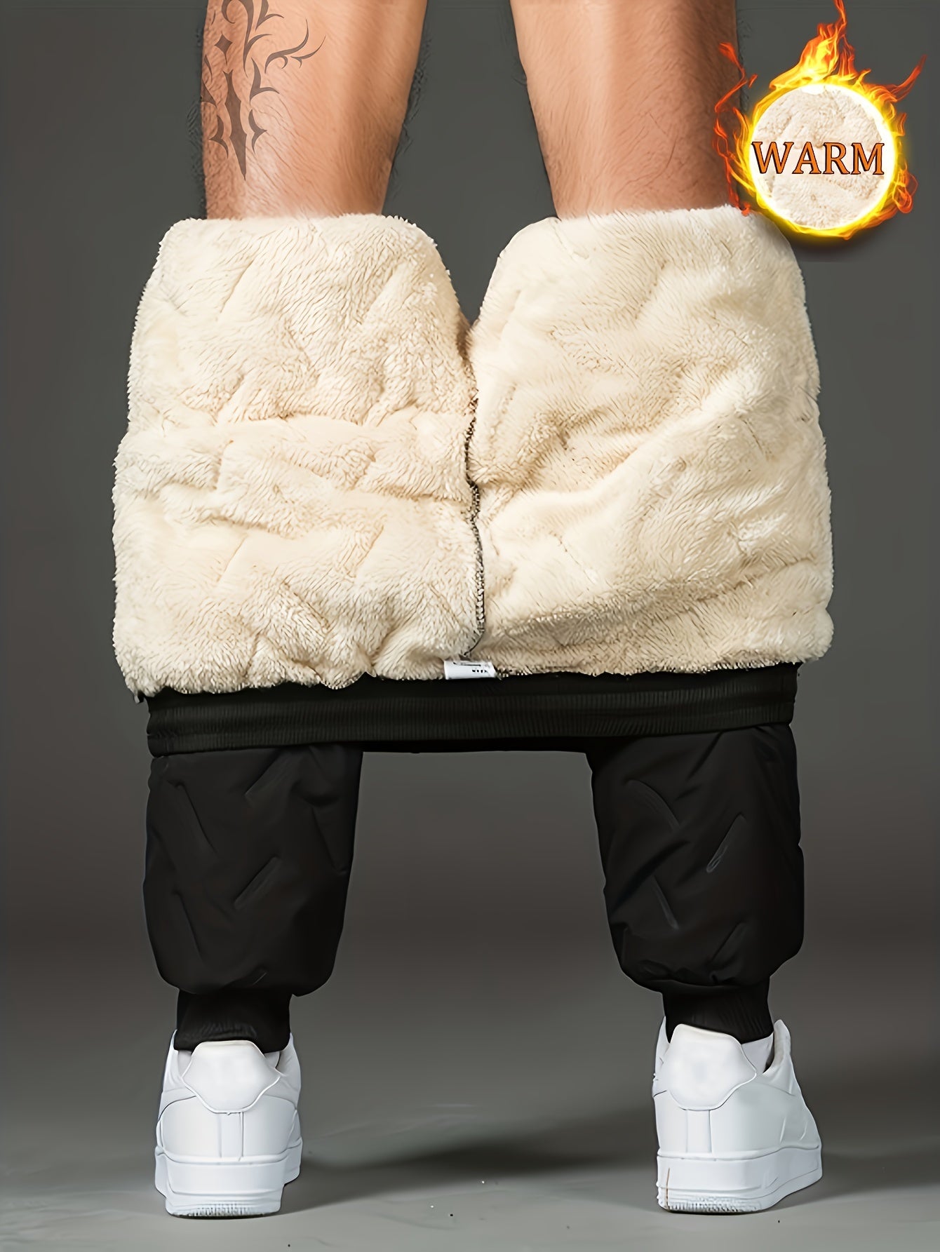 Grijze Thermische Fleece Broek - Lucas