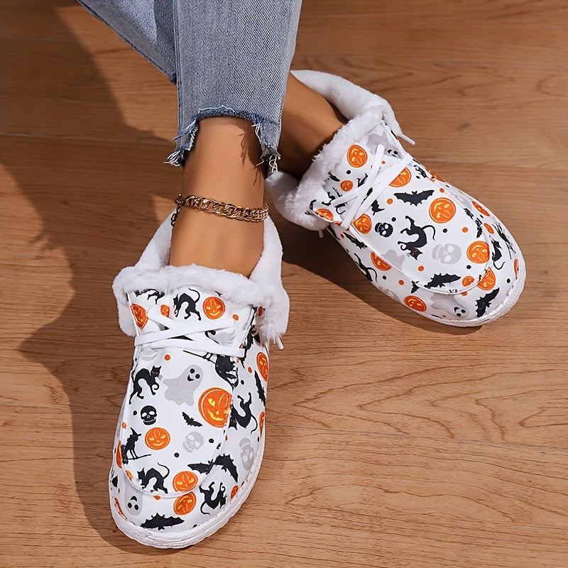 Zwarte Orthopedische Halloween Loafers - Pippa