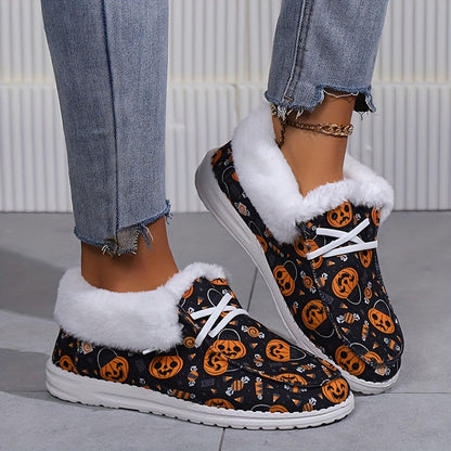 Zwarte Orthopedische Halloween Loafers - Pippa