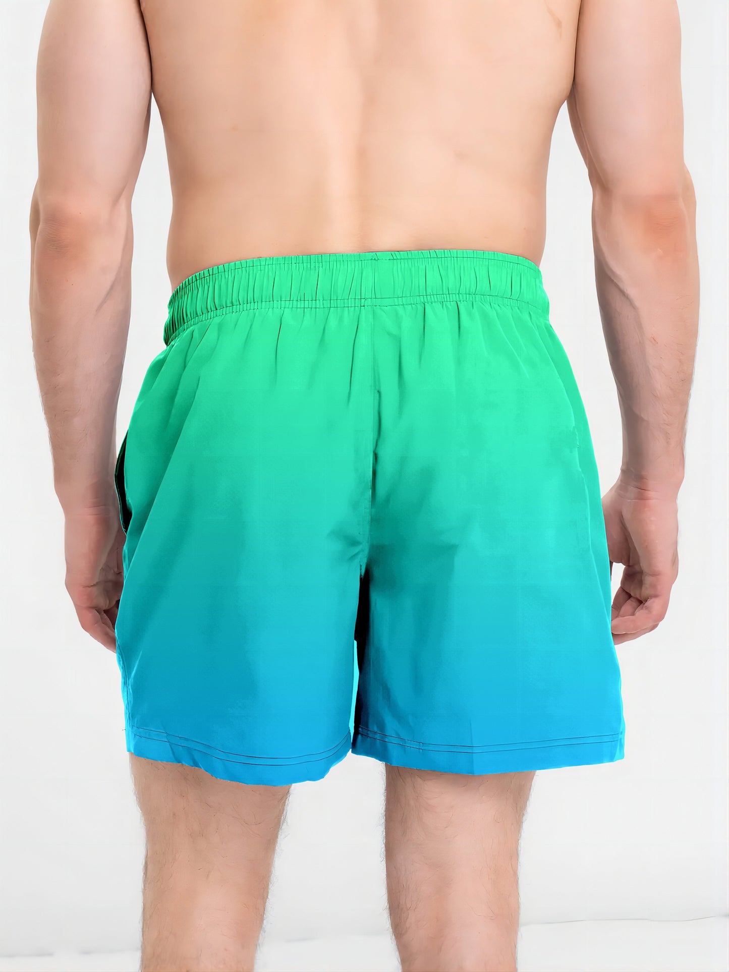 Kobaltblauwe Ombre Strandshorts - Kai