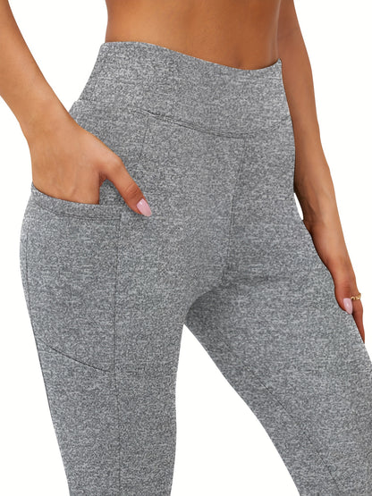 Zwarte Fleece Thermo Legging - Lara