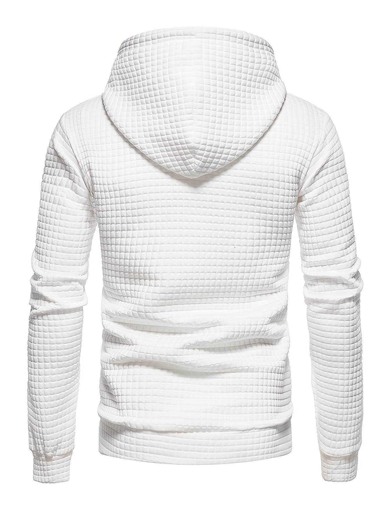 Witte Waffle Hoodie - Finn