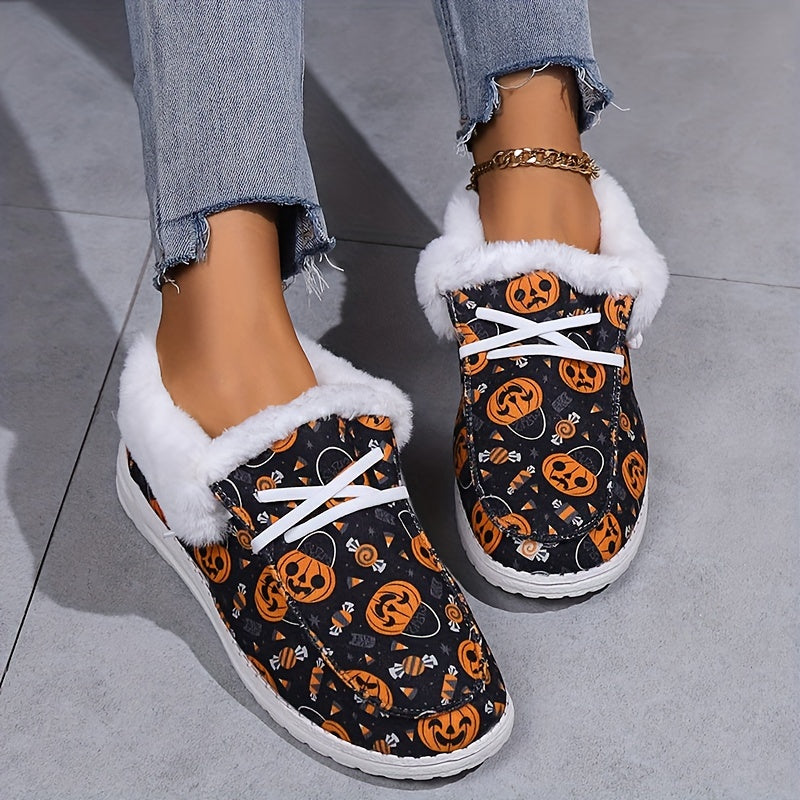 Zwarte Orthopedische Halloween Loafers - Pippa