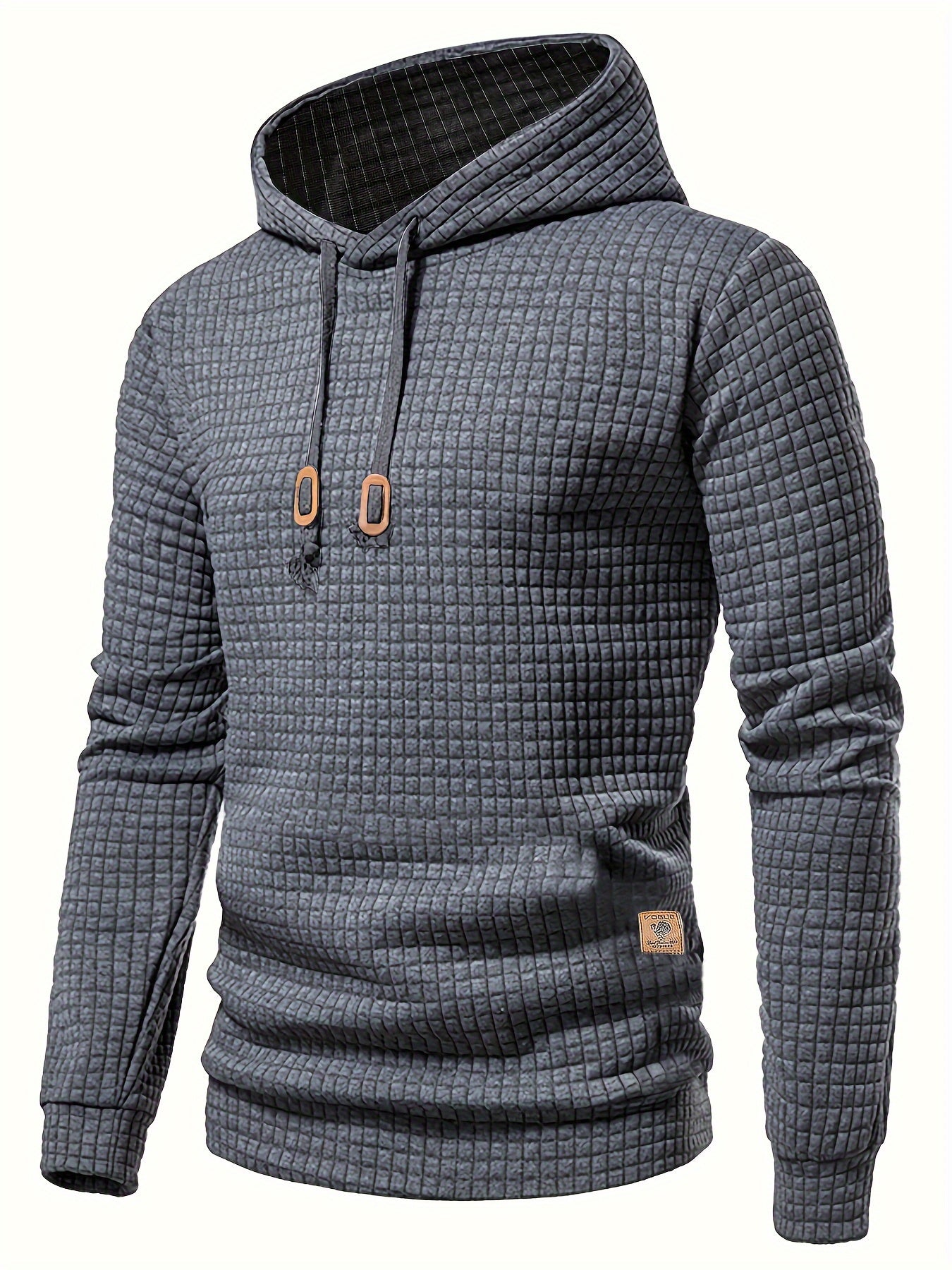 Witte Waffle Hoodie - Finn