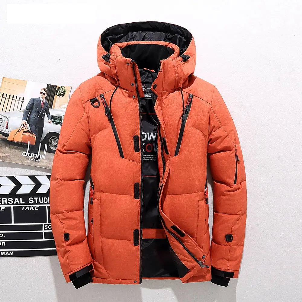 Oranje Mountain Puffer Jas - Lucas