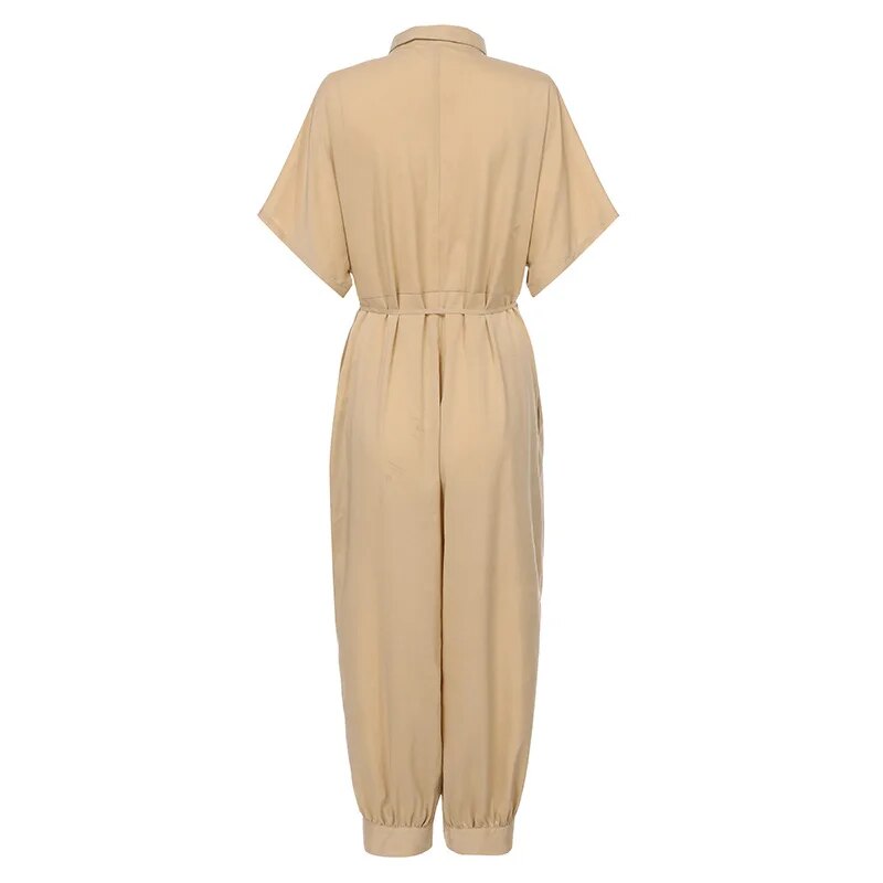 Zwarte Casual High Waist Jumpsuit - Elin