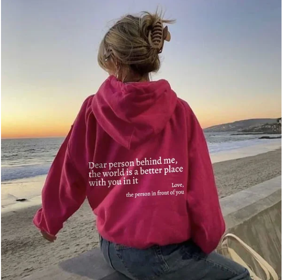 Beste persoon achter mij - Unisex hoodie