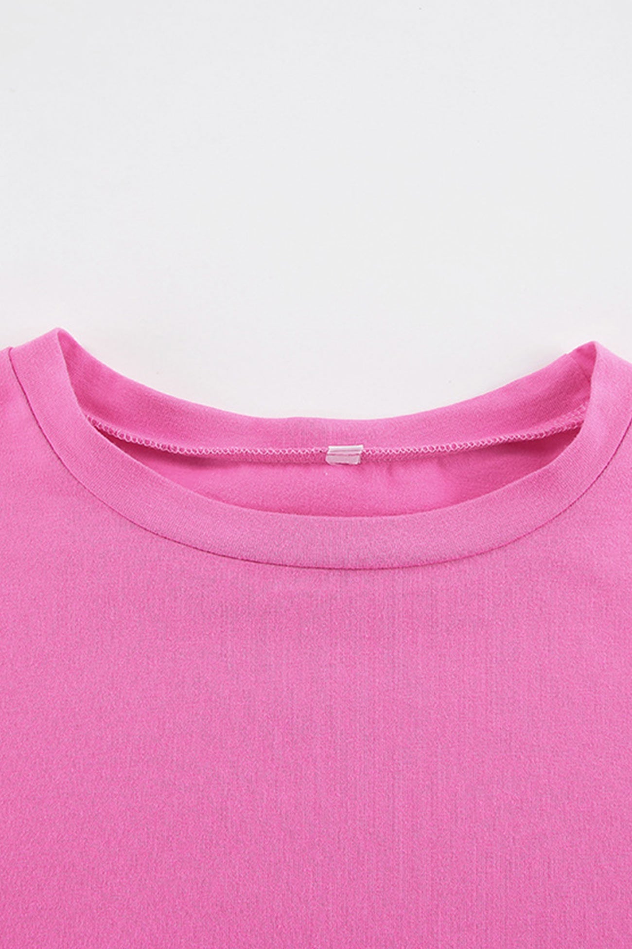 Roze Crewneck Sweatshirt met Split - Mila