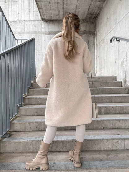 Witte Oversized Teddyjas - Noor