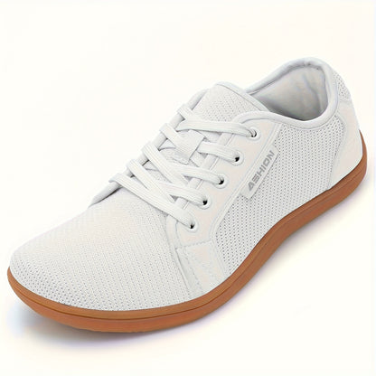 Witte Minimalistische Barefoot Schoenen - Alex