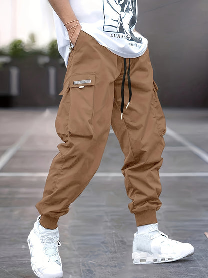 Zwarte Casual Cargo Broek - Lars