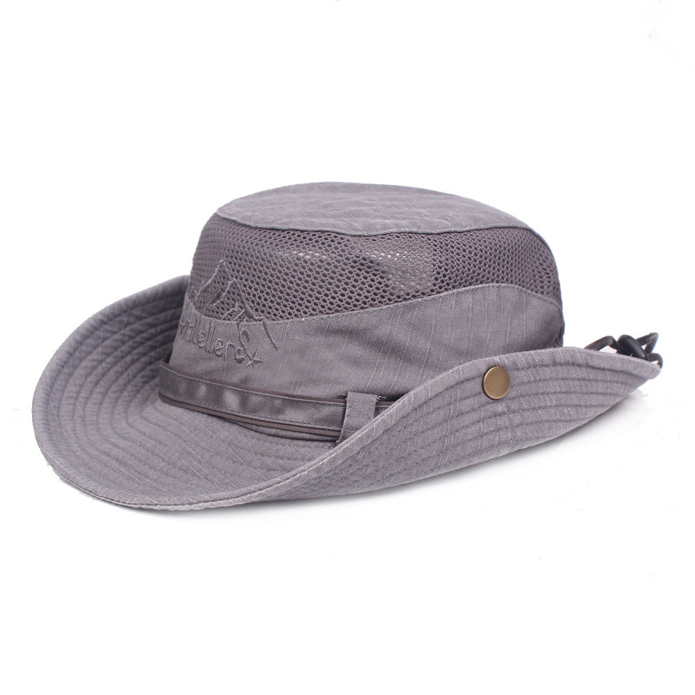 Zwarte Ademende Mesh Bucket Hat - Max