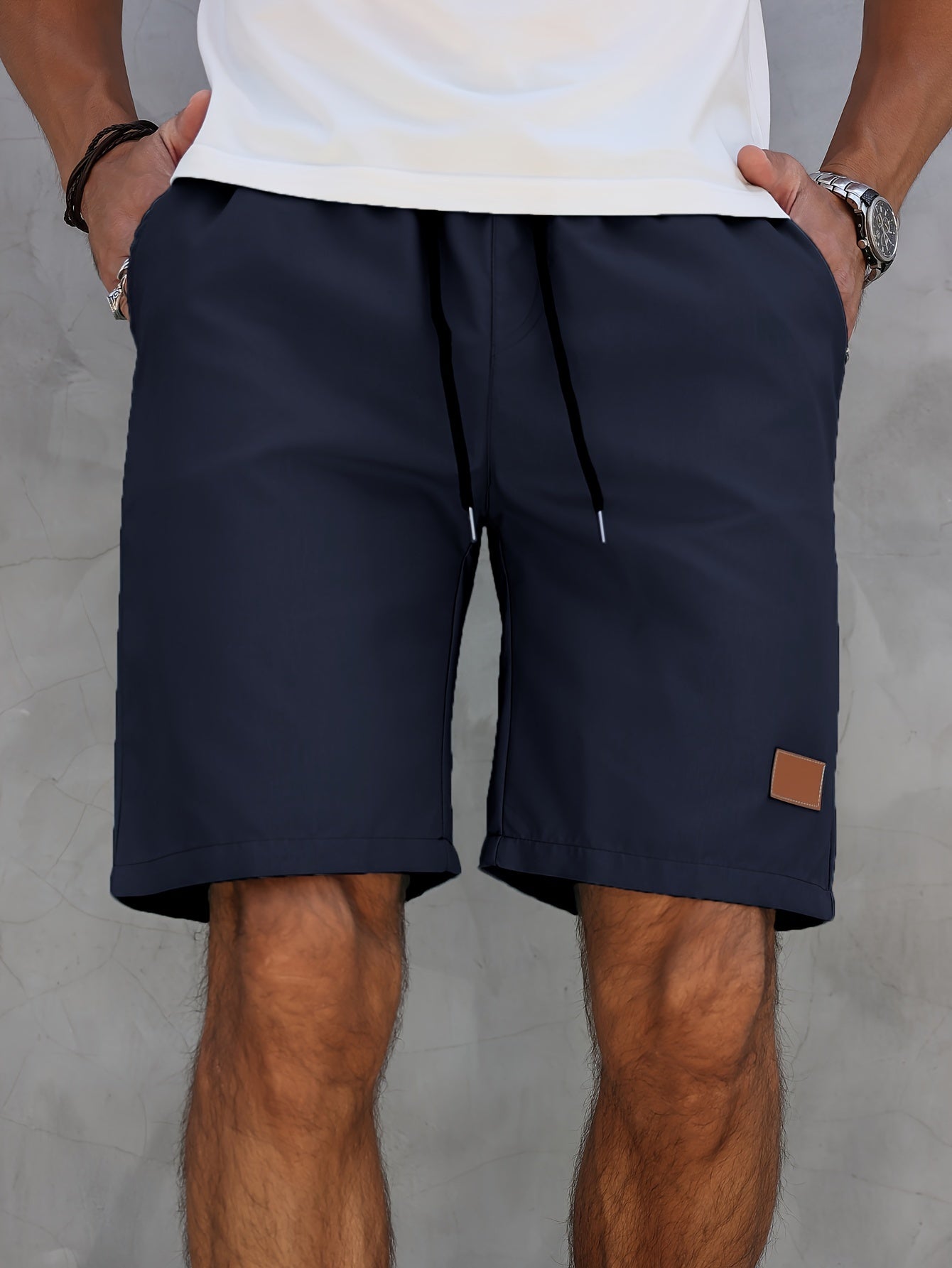 Marineblauwe Casual Zomershorts - Finn