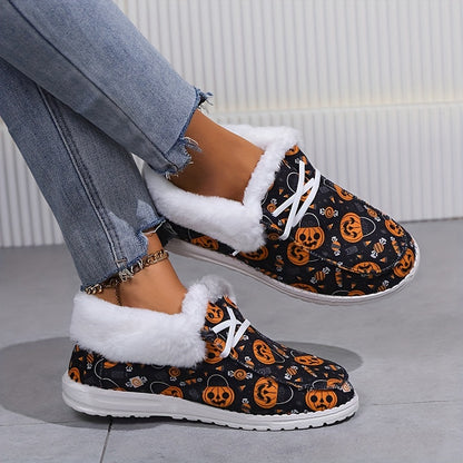 Zwarte Orthopedische Halloween Loafers - Pippa