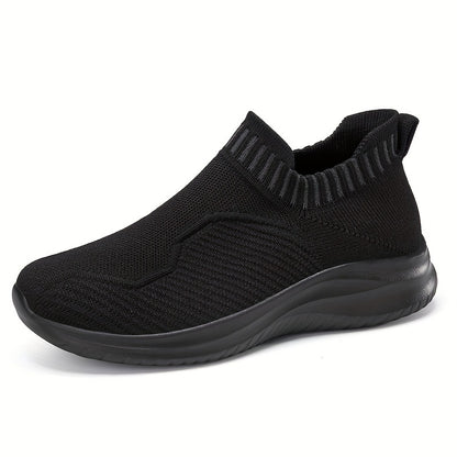 Zwarte Orthopedische Slip-On Sneakers voor Dames – Eva