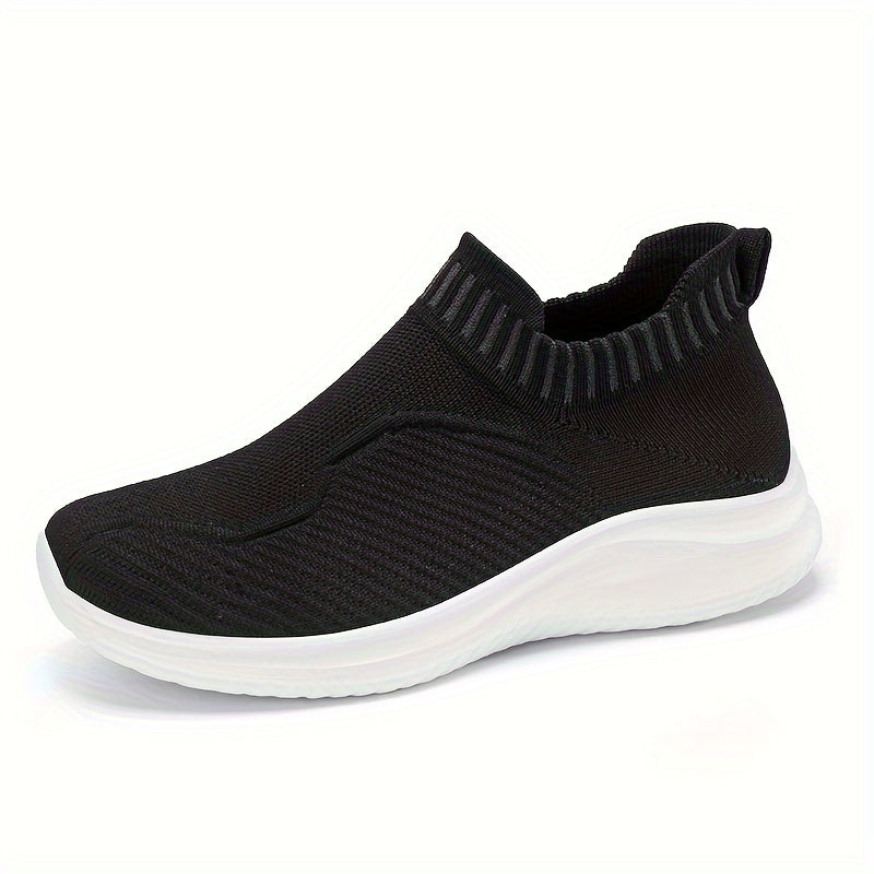 Zwarte Orthopedische Slip-On Sneakers voor Dames – Eva