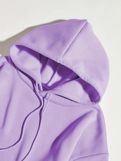 Violet Hoodie met Kangoeroezak - Lisa