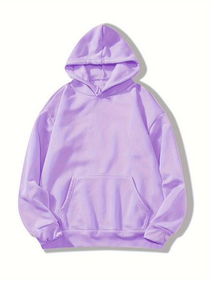 Violet Hoodie met Kangoeroezak - Lisa