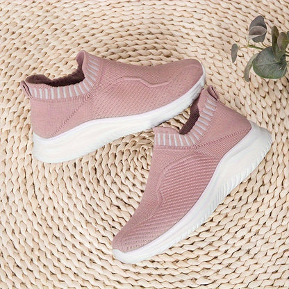 Zwarte Orthopedische Slip-On Sneakers voor Dames – Eva