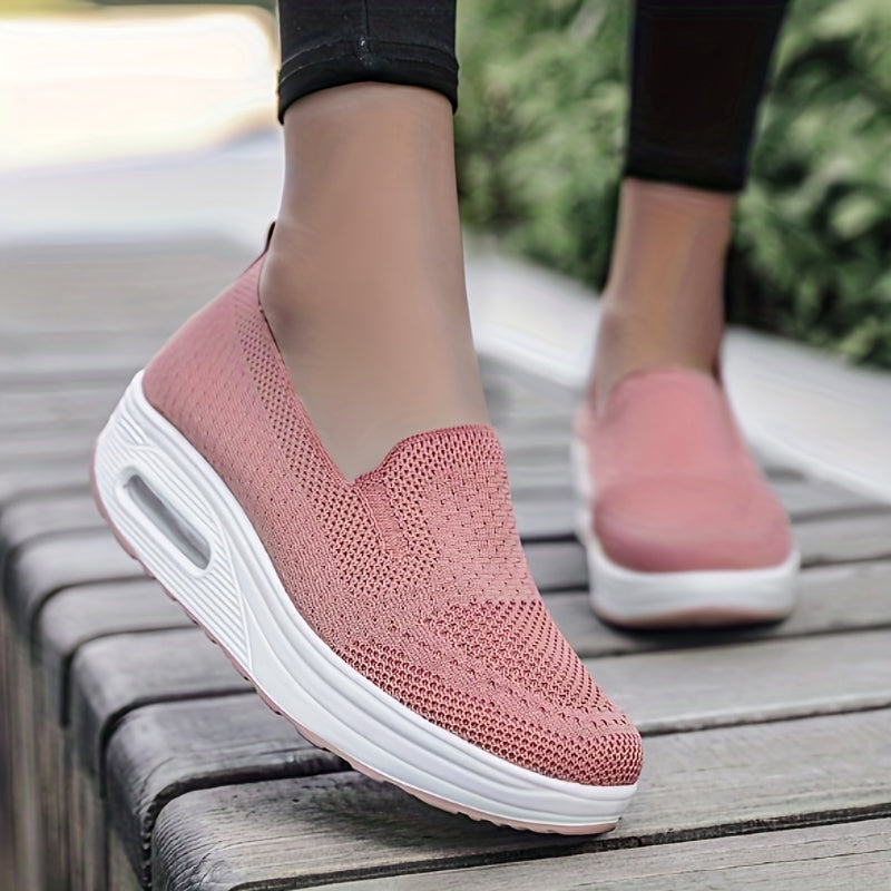 Zwarte Orthopedische Knit Sneakers – Sofie