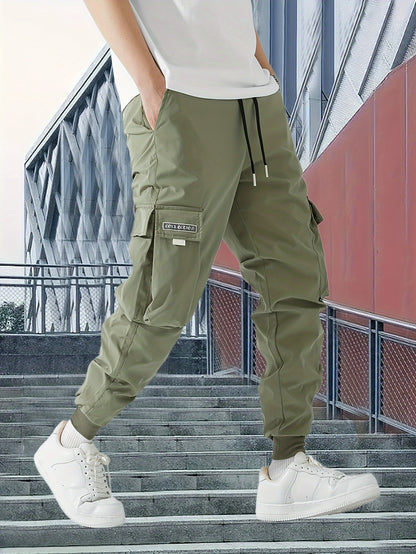 Zwarte Casual Cargo Broek - Lars