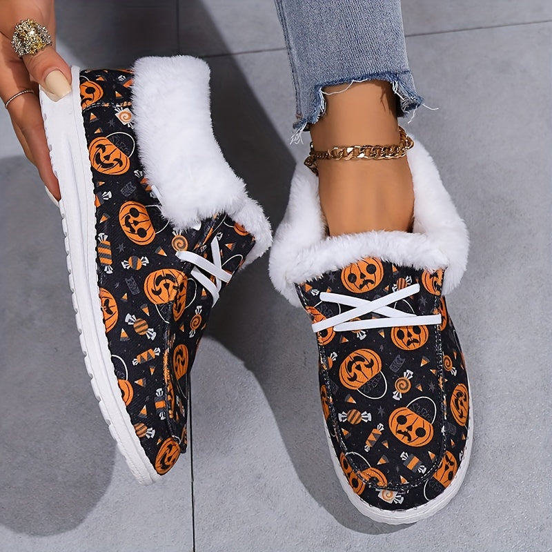 Zwarte Orthopedische Halloween Loafers - Pippa