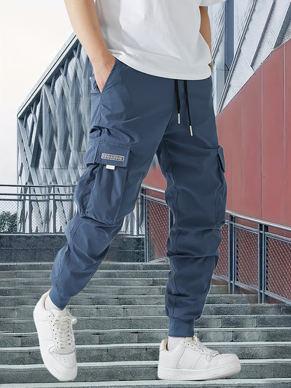 Zwarte Casual Cargo Broek - Lars